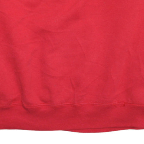 Mens UK Size L Hanes Red Pullover Sweatshirt