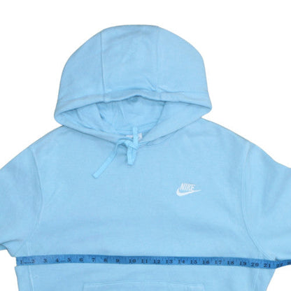 Womens UK Size S Nike Blue Pullover Hoodie