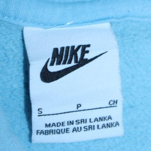 Womens UK Size S Nike Blue Pullover Hoodie