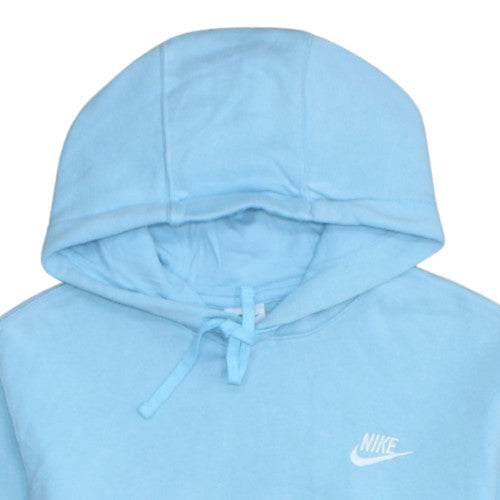 Womens UK Size S Nike Blue Pullover Hoodie