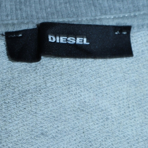 Mens UK Size M Diesel Grey Pullover Sweatshirt