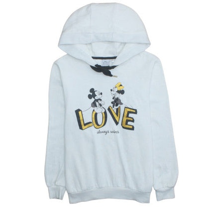 Womens UK Size L Disney White Pullover Hoodie