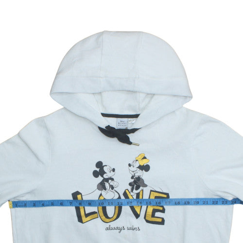 Womens UK Size L Disney White Pullover Hoodie