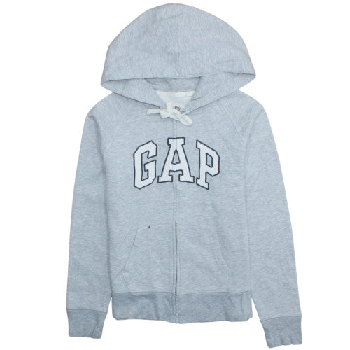 Womens UK Size XS Gap Grey Full Zip Hoodie