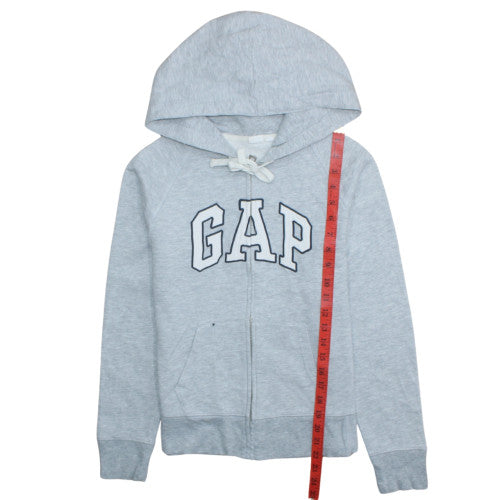 Womens UK Size XS Gap Grey Full Zip Hoodie
