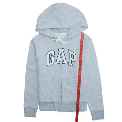 Womens UK Size XS Gap Grey Full Zip Hoodie