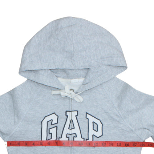 Womens UK Size XS Gap Grey Full Zip Hoodie