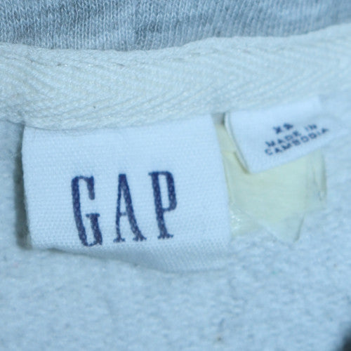 Womens UK Size XS Gap Grey Full Zip Hoodie