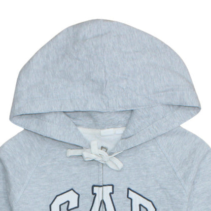 Womens UK Size XS Gap Grey Full Zip Hoodie