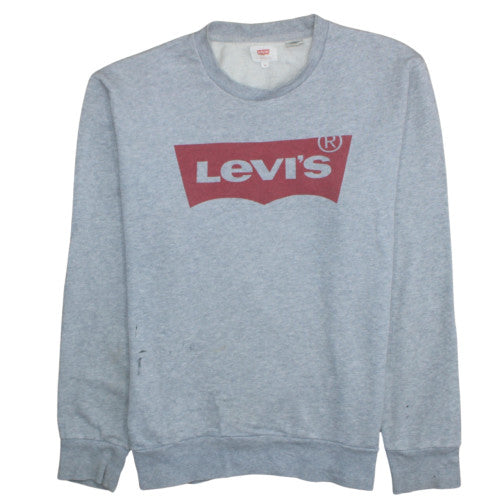 Mens UK Size M Levi's Grey Pullover Sweatshirt