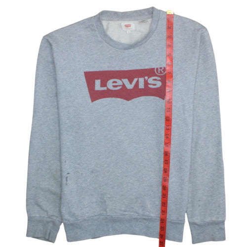 Mens UK Size M Levi's Grey Pullover Sweatshirt