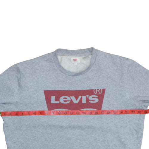 Mens UK Size M Levi's Grey Pullover Sweatshirt