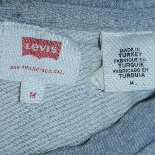 Mens UK Size M Levi's Grey Pullover Sweatshirt