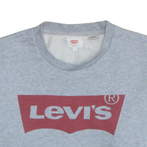 Mens UK Size M Levi's Grey Pullover Sweatshirt