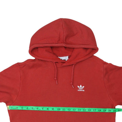 Mens UK Size M adidas Red Pullover Hoodie