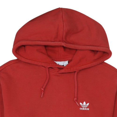 Mens UK Size M adidas Red Pullover Hoodie