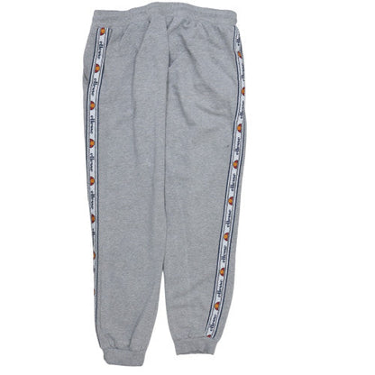 Ellesse Womens Grey Jogger Sweatpants UK 12 Elastic Waist Taped Logo