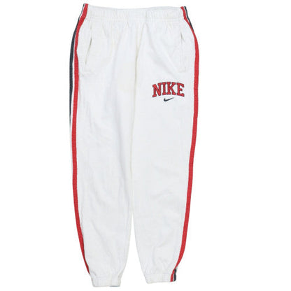 Nike Men's White Jogger Sweatpants M Elastic Waist Comfort Sportswear
