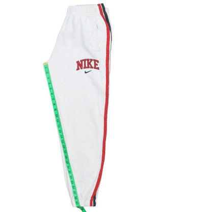 Nike Men's White Jogger Sweatpants M Elastic Waist Comfort Sportswear