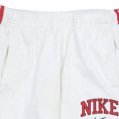 Nike Men's White Jogger Sweatpants M Elastic Waist Comfort Sportswear