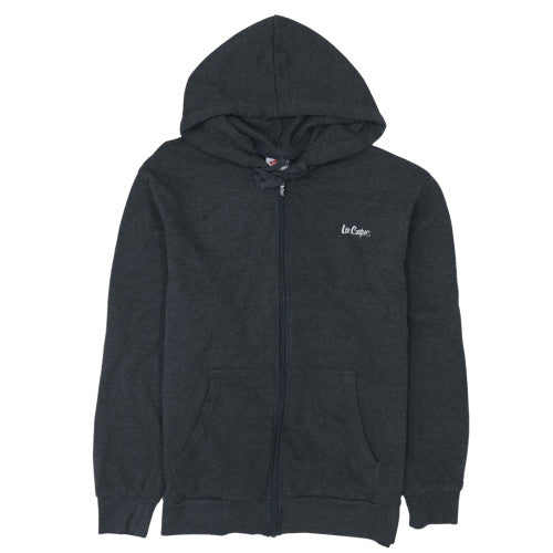 Mens UK Size M Lee Cooper Black Full Zip Hoodie
