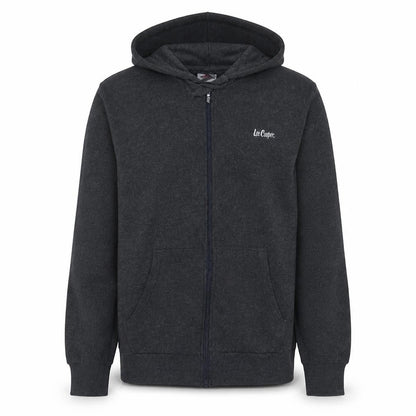 Mens UK Size M Lee Cooper Black Full Zip Hoodie