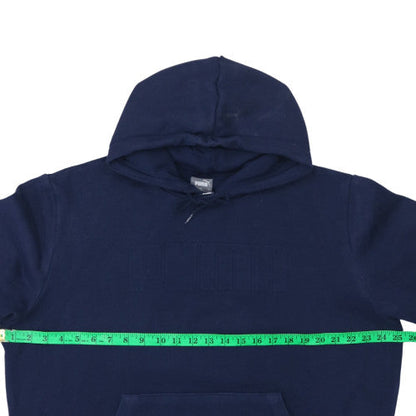 Mens UK Size L PUMA Blue Pullover Hoodie