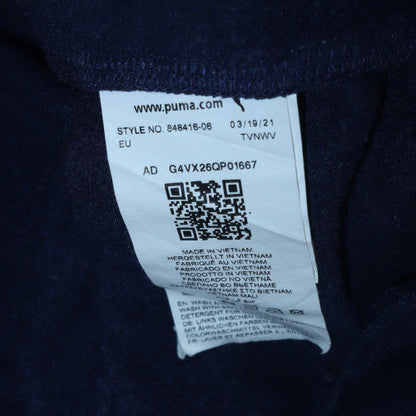 Mens UK Size L PUMA Blue Pullover Hoodie
