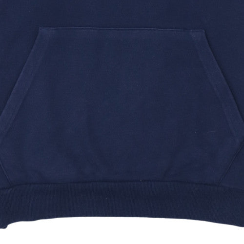 Mens UK Size L PUMA Blue Pullover Hoodie