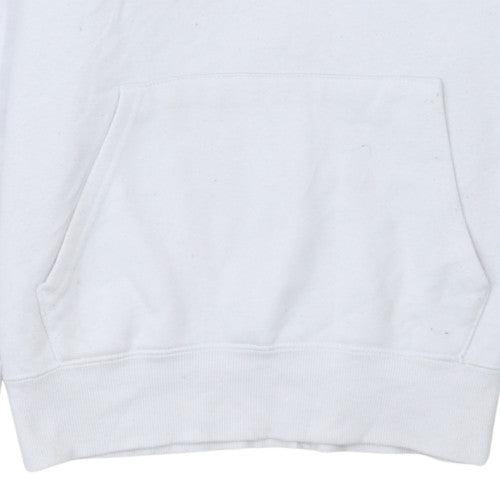 Mens UK Size L Primark White Pullover Hoodie