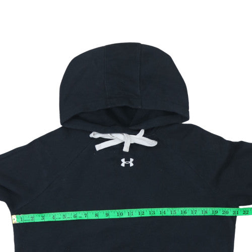 Mens UK Size S Under armour Black Pullover Hoodie