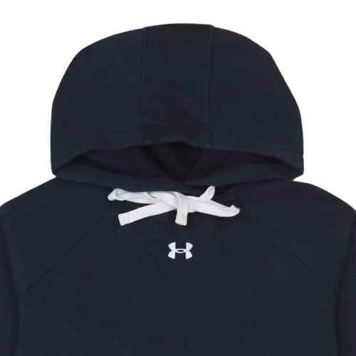 Mens UK Size S Under armour Black Pullover Hoodie