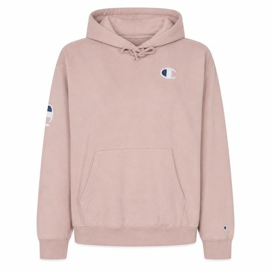 Womens UK Size M Champion Pink Pullover Hoodie