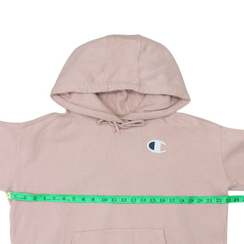 Womens UK Size M Champion Pink Pullover Hoodie
