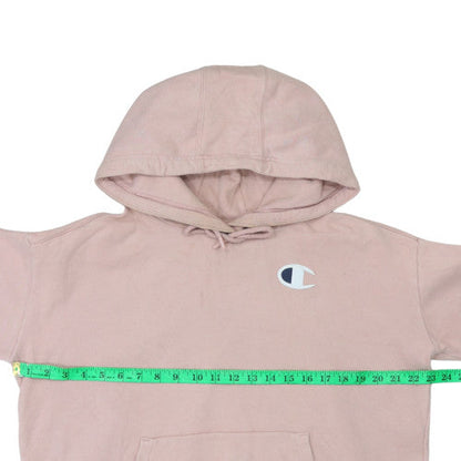 Womens UK Size M Champion Pink Pullover Hoodie