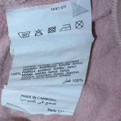 Womens UK Size M Champion Pink Pullover Hoodie