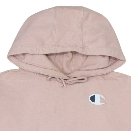 Womens UK Size M Champion Pink Pullover Hoodie