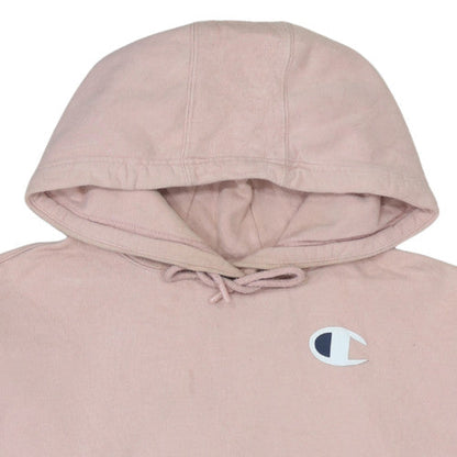 Womens UK Size M Champion Pink Pullover Hoodie