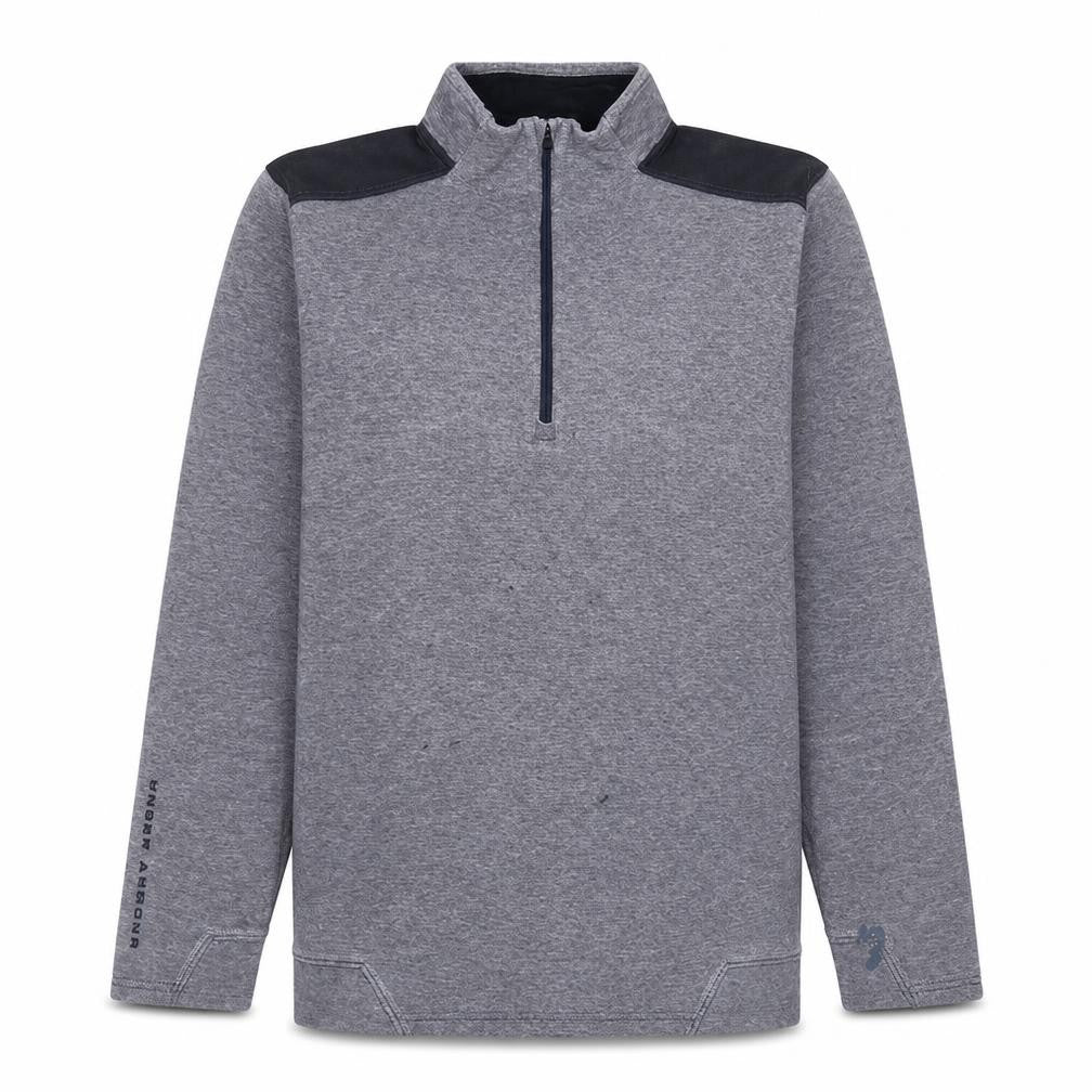 Mens UK Size M Under armour Grey 1/2 Zip Sweatshirt