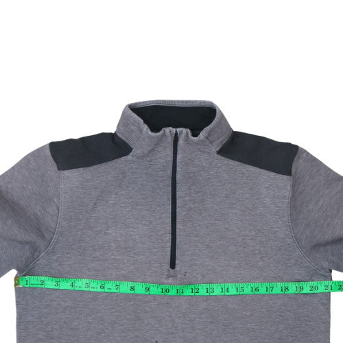 Mens UK Size M Under armour Grey 1/2 Zip Sweatshirt