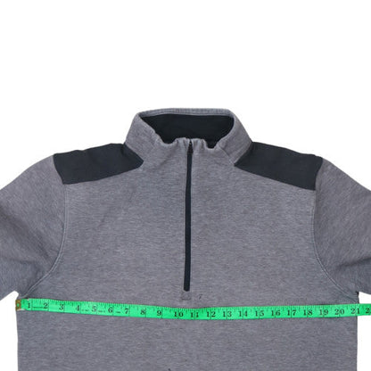 Mens UK Size M Under armour Grey 1/2 Zip Sweatshirt
