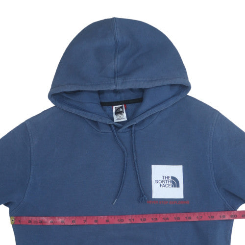 Mens UK Size S The North Face Blue Pullover Hoodie
