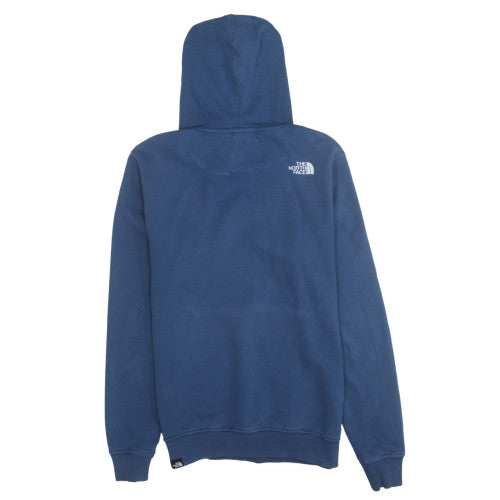Mens UK Size S The North Face Blue Pullover Hoodie