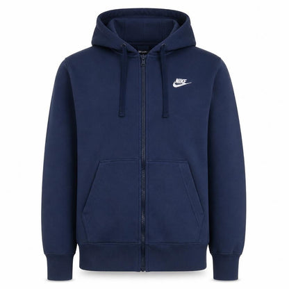 Mens UK Size S Nike Blue Full Zip Hoodie