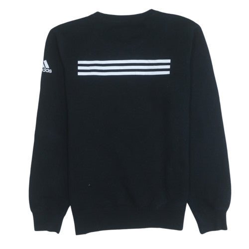 Mens UK Size S Adidas Black Pullover Sweatshirt