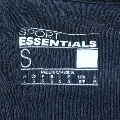Mens UK Size S Adidas Black Pullover Sweatshirt