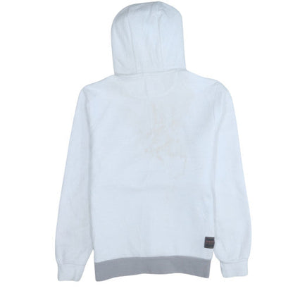 Mens UK Size M Diesel White Pullover Hoodie