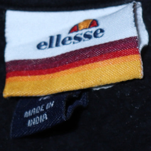 Womens UK Size M Ellesse Black Pullover Hoodie