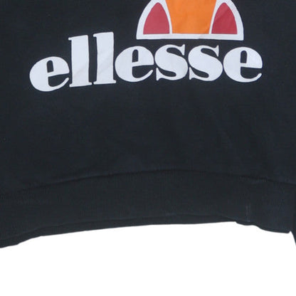 Womens UK Size M Ellesse Black Pullover Hoodie
