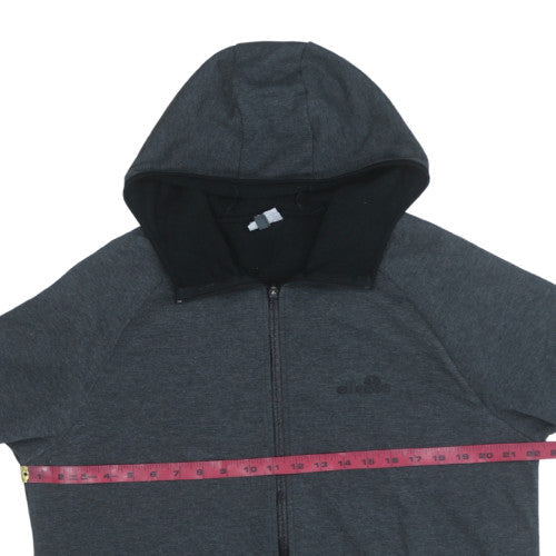 Mens UK Size L Ellesse Grey Full Zip Hoodie
